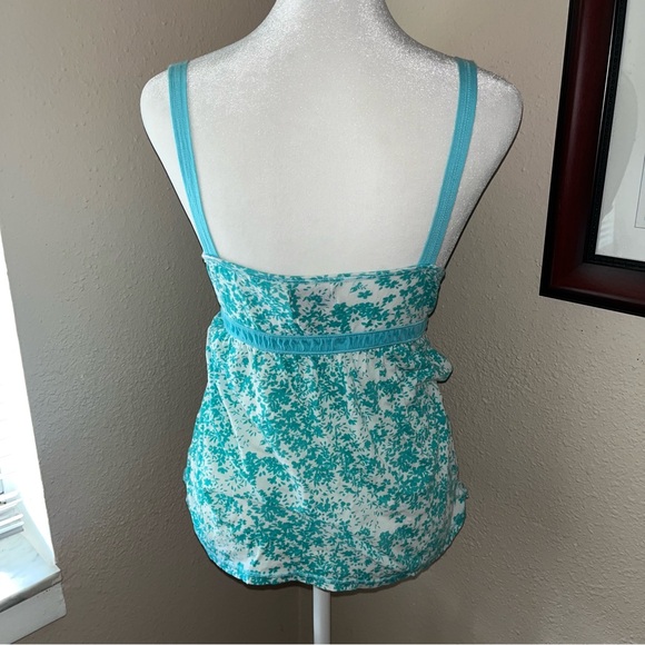 Vintage Y2K Abercrombie & Fitch 2000s Floral Babydoll Tank Top - Picture 5 of 6